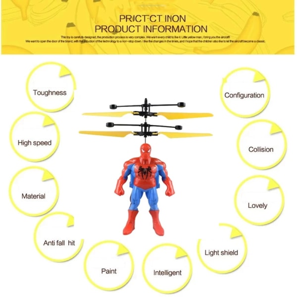 /#/Spiderman Anime Figur Induktion Flyvemaskine Ophængt Flyvende S/#/