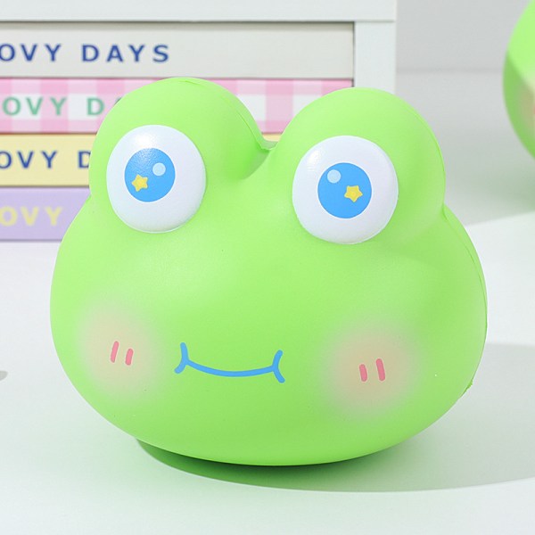 1 Pack The Frog mjuka leksaker 3D Squishy Toys Stress Relief Squeeze T