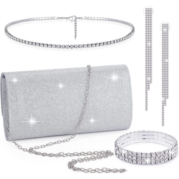 /#/Handbag chain bag women's evening bag handbag 5 pieces/#/