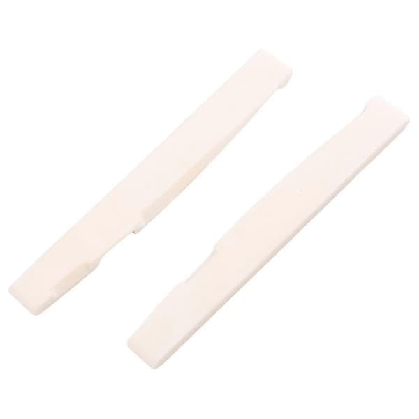 6-strängad akustisk benstall gitarr med slitsad sadel, gitarrdelar (2-pack)