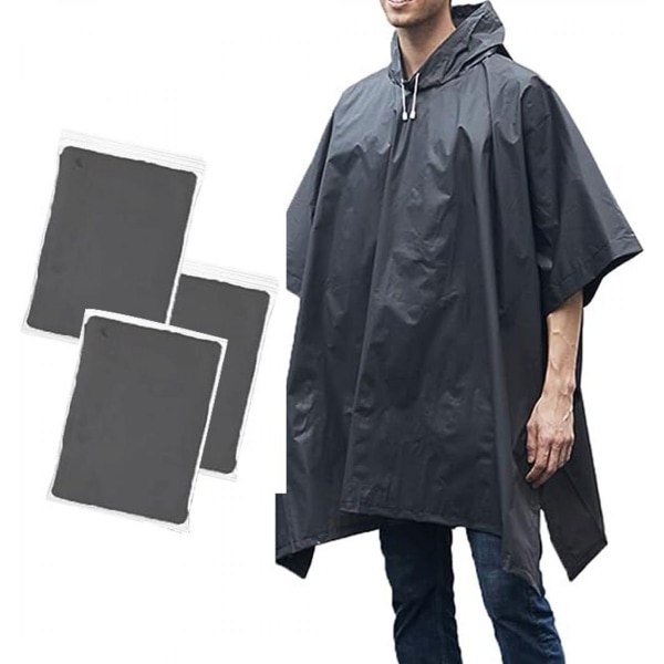 /#/Black poncho rain ponchos for women and men/#/