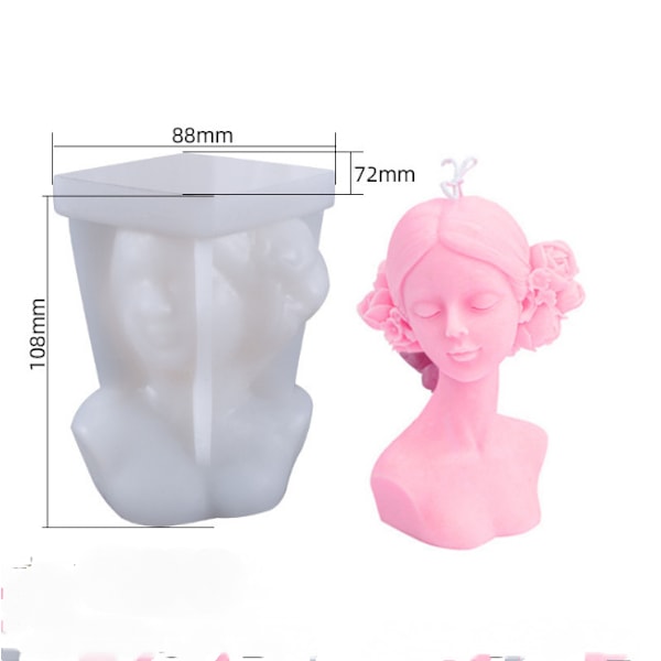 #2 Pakk DIY - Lysform - Duftlys Silikonform#