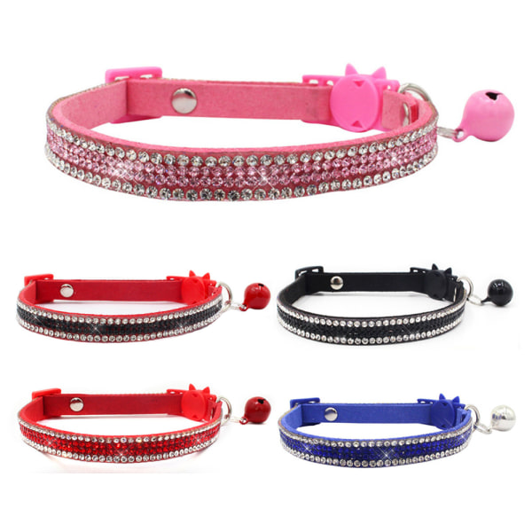 /#/Luksus Rhinestone Læder Hundehalsbånd til Store Mellem Små Hunde S/#/