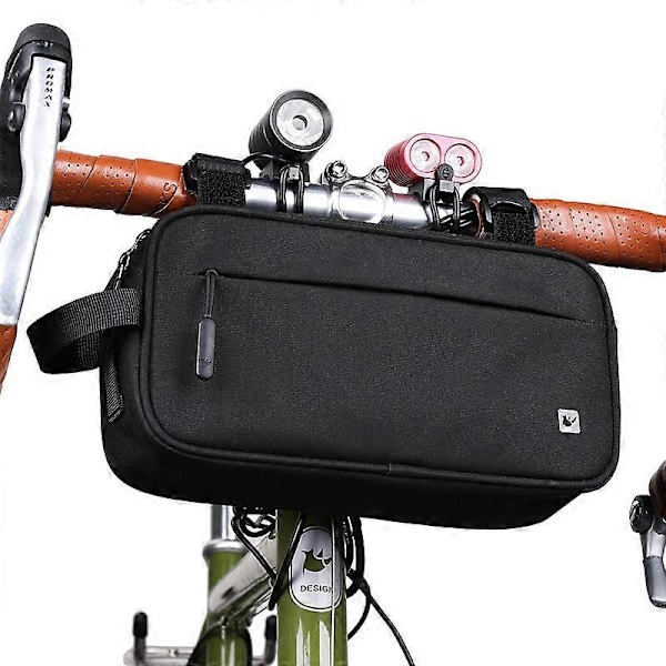 Cykelstyre Väska, Multifunktionell Vattentät Mountainbike Stångväska Fram Väska Landsvägscykel Korg Cykelram Väska Midjeväska Axelväska Cykelväska Prof