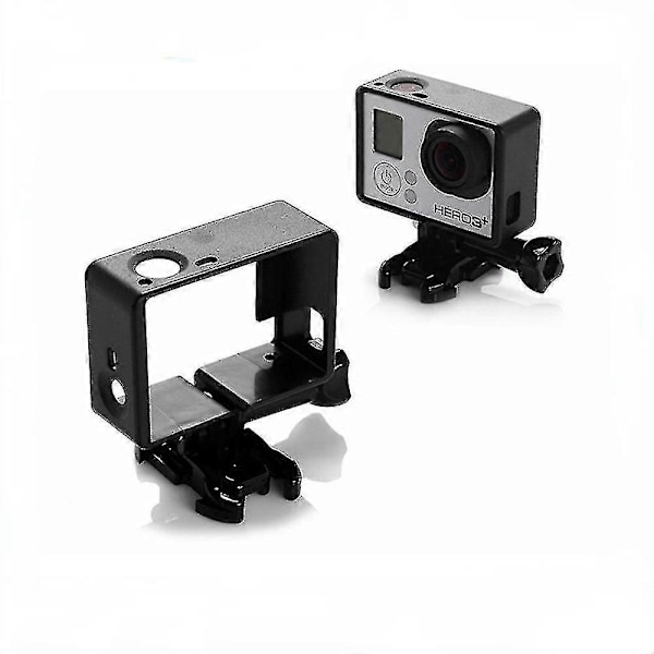 Gopro Hero 3 3+ 4 Beskyttende Sort Ramme Etui