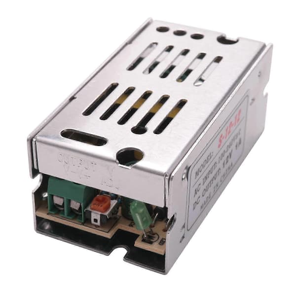 Spændingstransformator Strømforsyning AC 110/220V til DC 12V 1A