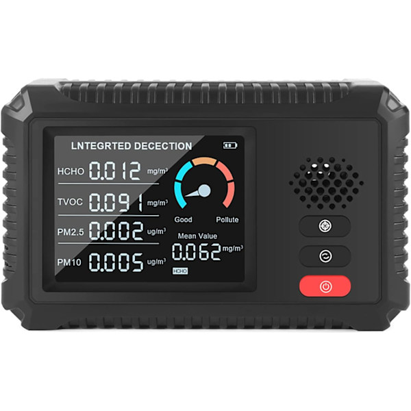 *Inomhusluftkvalitetsdetektor Koldioxidmonitor Realtidsluft*