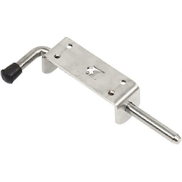 Portin salpa 2 kpl Oven salpa Liukuoven salpa Liukuva pultti Jousisalpa Jousisalpa autotallin oveen 128 * 47 mm hopea