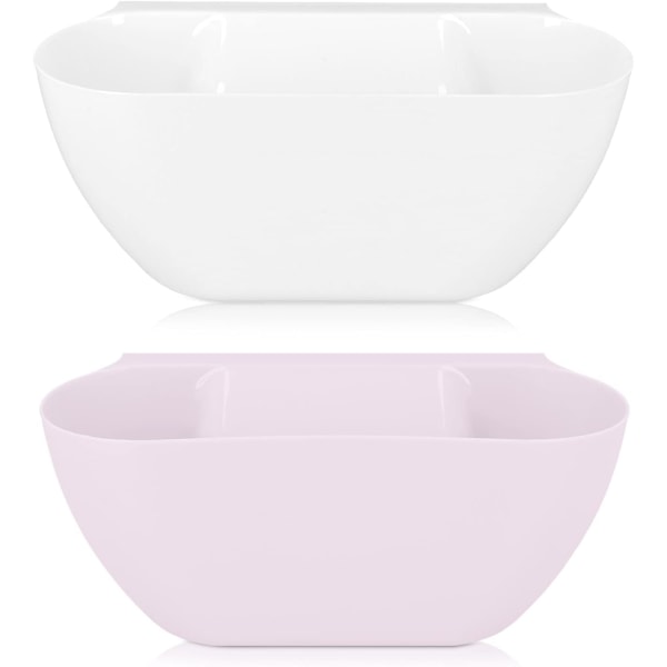 /#/2 (Pinkki + Valkoinen) keittiön jäteastiat - pöytäjätteiden keräysastiat/#/
