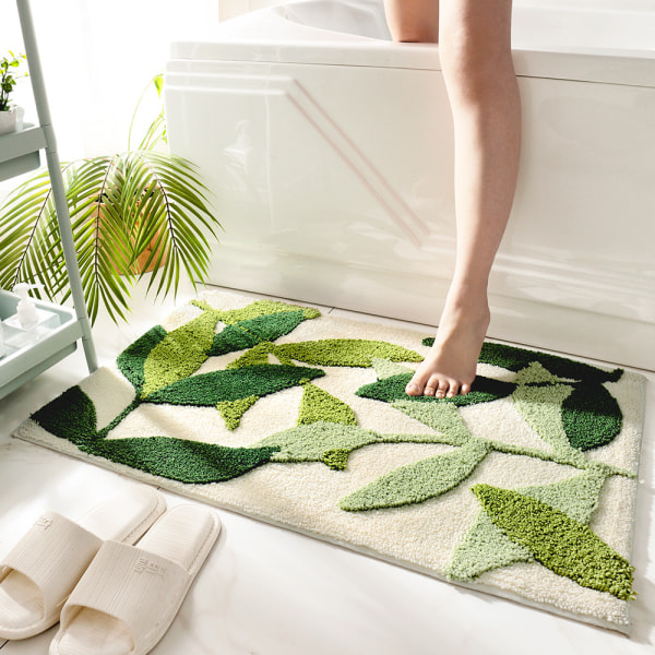 Tongcheng-45*65cm-Non-slip Bath Mat,Soft Microfiber Shower Mat,W