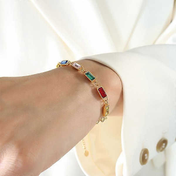 Halsband och armband smyckesset, nischdesign enkla personliga smycken 2-delat set