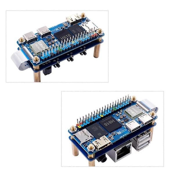 Udvidelseskort til Zero 2 W Interface Board 100M Netværksport+USB 2.0+Analog Audio- og Videointerface