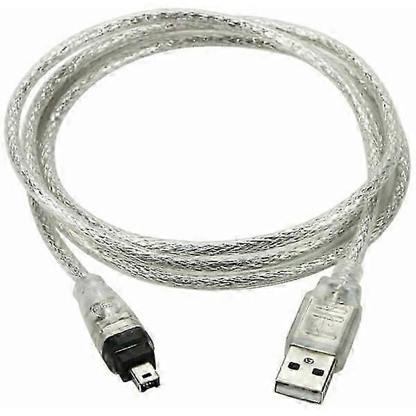USB hann til Firewire IEEE 1394 4-pinners hann iLink adapterkabel for Sony DCR-TRV75E DV