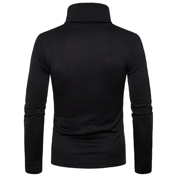 2023 Nya Herrar Stora, Tjockare, Varma, Hög Krage, Långärmad T-shirt, Underkläder, 6 Färger