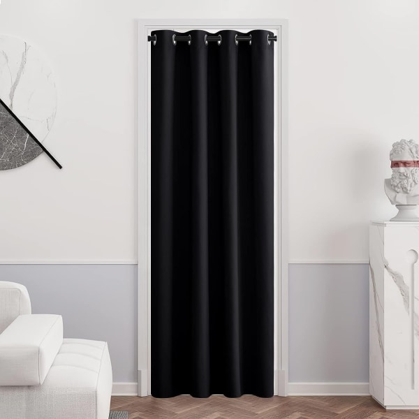 #1 svart mörkläggningsgardin - 120 x 180 cm#
