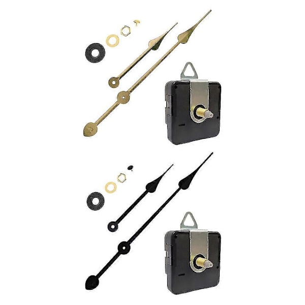 2 Set Träningsaccessoarer Urmekanismer DIY Urmekanism DIY Väggklocka Delar Urmekanism