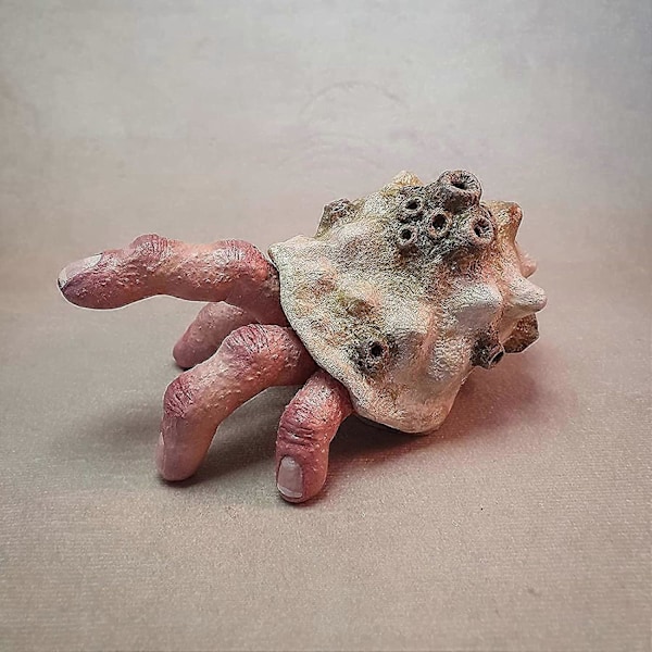 Fingerkrabbe Statue, Fingerkrabbe Uhæggelig Mærkelig Realistisk Horror Resin