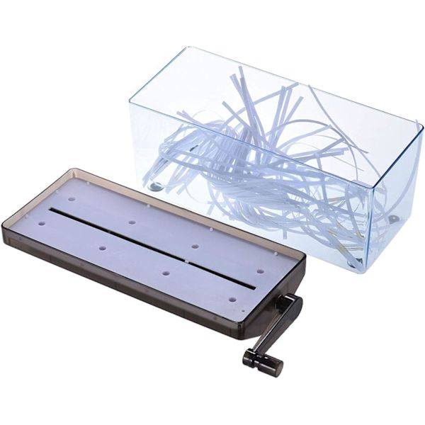 #A4 Shredder Makulært Papir Manuel Hånd Papir Shredder Dokument Fil Håndlavet#