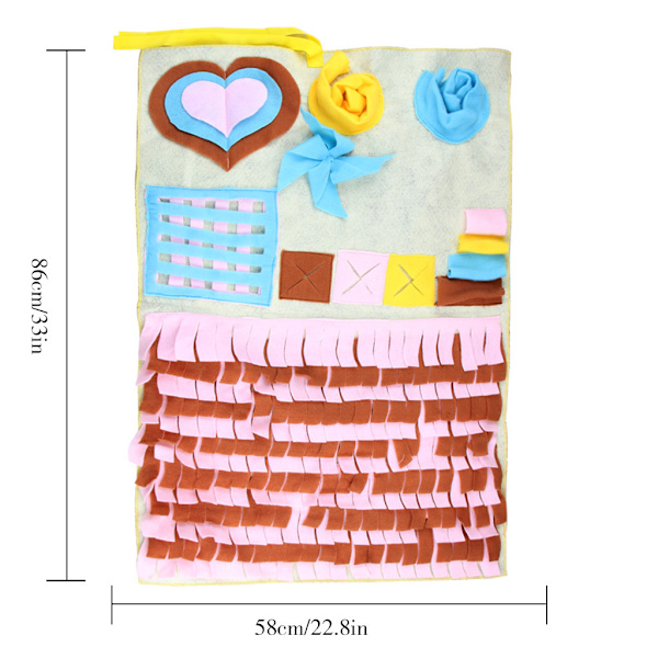 Tähtikuvioinen Vaaleanpunainen Lemmikin Koulutusmatto (58cm*86cm) Koiran Ruokintamatto, Liukastumaton