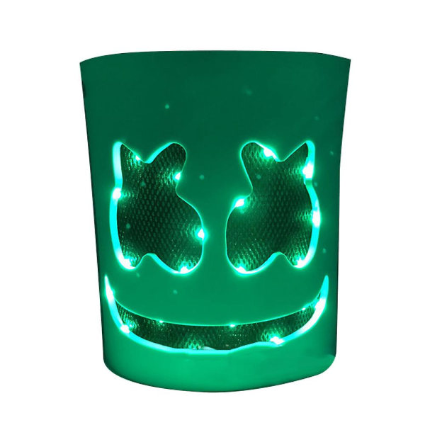 /#/Marshmello LED-maske DJ Cosplay-hjelm Marshmello-kostumemaske Lig/#/