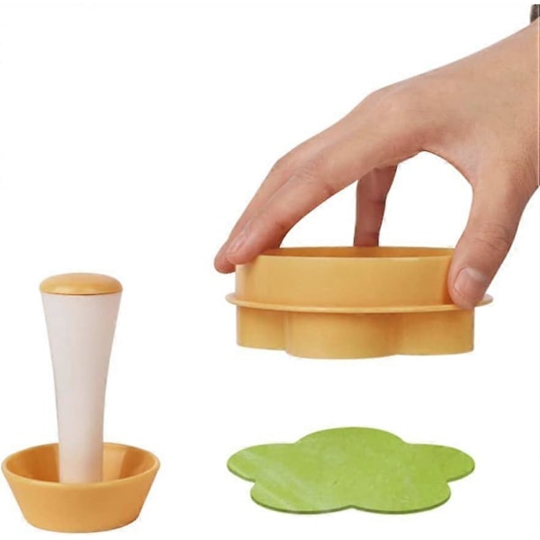 Tartelettformar, Degpressare Kit Fruktpaj Maker Blomma/Cirkel Kakor Kex Skärare Bakverktyg för att Göra Cupcake Muffin, Pecannötpajer, Che