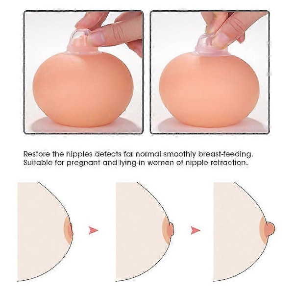 Nippelkorrigerer Myk Silikagel Nippelterapiprodukter Nippeltrekkere