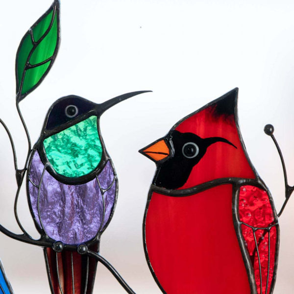 #Koristeellinen ripustus käsintehty värikäs kolibri ikkunakoriste#