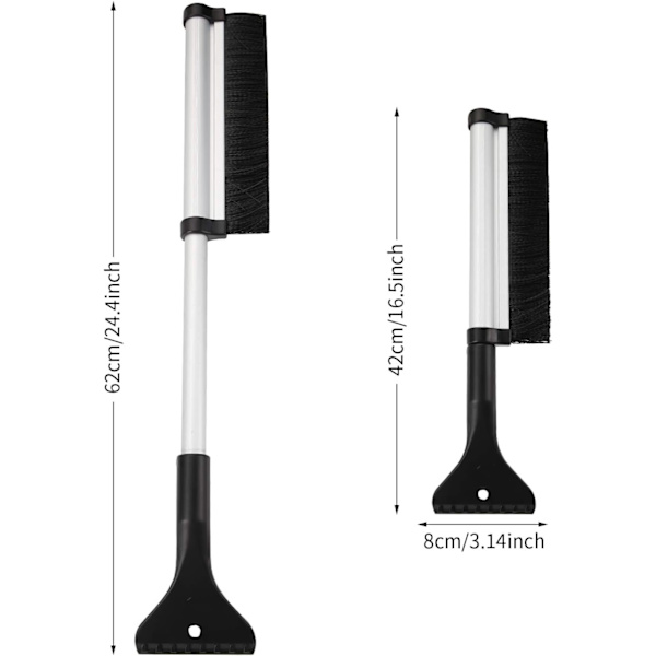 Lumipensseli, 2-in-1 Jääraaputin Lumipensseli Lumikola Pensseli