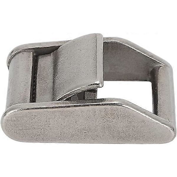 Strammebåndspenner, 2 stk. 316 rustfritt stål tåler 800 kg belastning Cam Flap spenne Sterk bitekraft God elastisitet for bagasje for belter