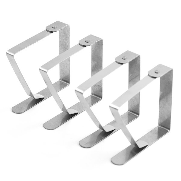 #8cm x 10 stk. Dugklemmer Sæt af 10 Rustfrit Stål Dugklemmer Anti-Slip#