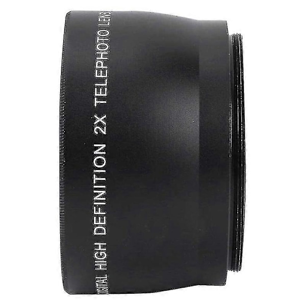 55mm 2X Teleobjektiv Telekonverter för 18-55mm