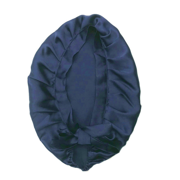 #Satiini Unihattu - Suojaa hiukset nukkuessasi Musta#