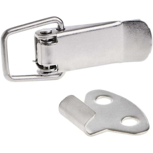 6 Pak Rustfrit Stål Fjederbelastet Toggle Lås, Hasp Spænde, Klemme