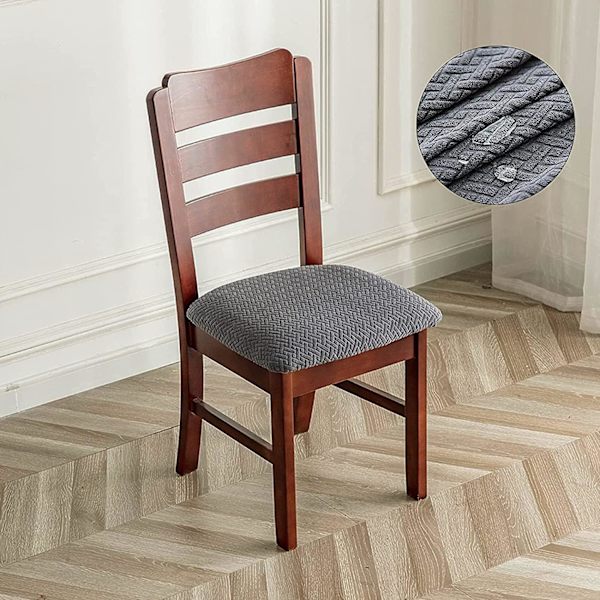 *Stretch Jacquard Elastisk Stolsöverdrag Präglad Stolsöverdrag fo*