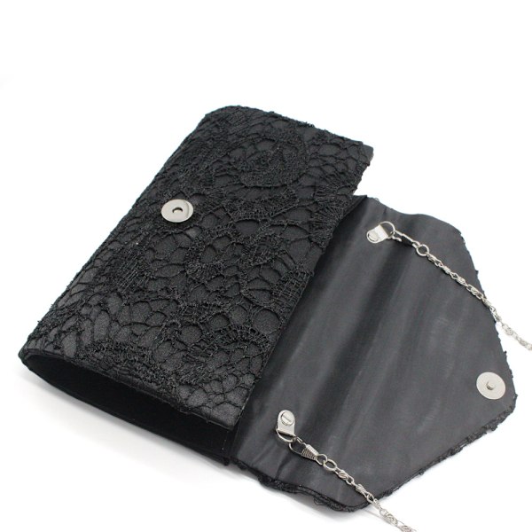 /#/1 kpl pitsi satiini iltalaukku, säilytyslaukku, crossbody-laukku/#/