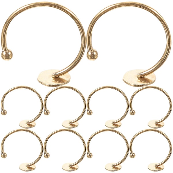 10 stk. Ringemner for smykkelaging Justerbare ringbaser Ringemner Smykkefunn DIY-utstyr