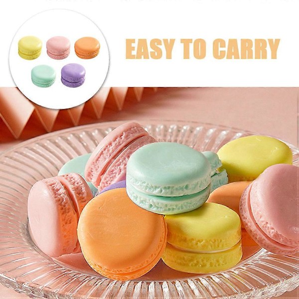 10 st Konstgjorda Macaronmodeller Simulerade Färgglada Macaronmodeller Skyltfönster Dessertrekvisita