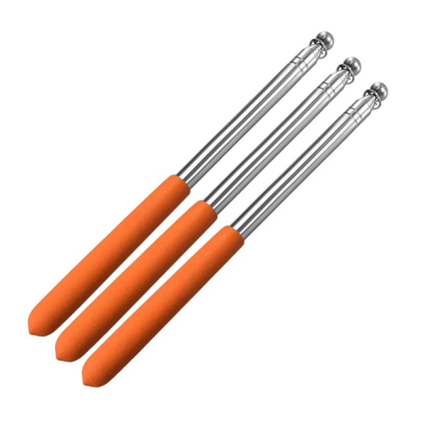 #5 stk Teleskopisk Flaggstang Flaggstang 1,2 m Rustfritt Stål Bærbar Utvidbar Flaggstang Flaggstang for Klasserom Turguide Flaggbanner#