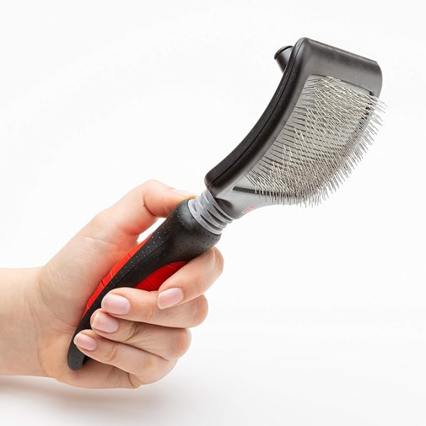 Progroom Extra Large Kardborste för Hundar Total längd 19cm, kam