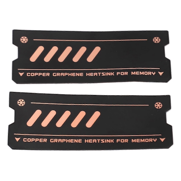 Laptop Minneskylfläns Dubbla Lager Grafen Kopparfolie Random Access Memory Kylare för DDR5 DDR4 DDR3 DDR2