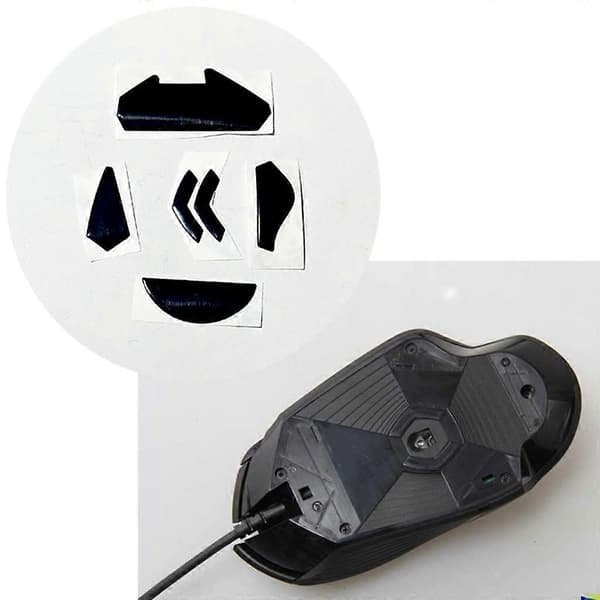 1 Sett museføtter for Logitech G402 mus erstatning glideføtter