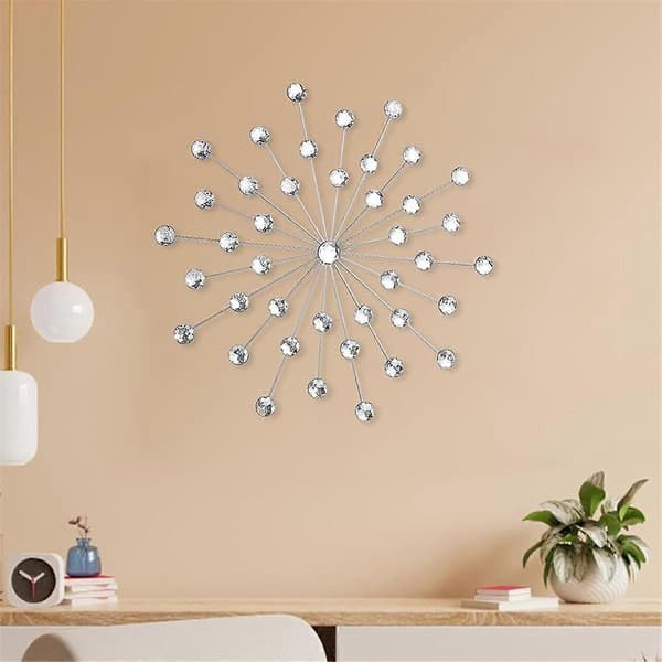 Väggdekor Bling 3D, Väggkonst Hängande Strassdekor, Heminredning för Vardagsrum, Hem, Sovrum, Kök, B