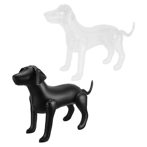 2 st Uppblåsbar Hund Skyltdocka Hundkläder Display Skyltdocka PVC Hund Kläder Skyltdocka