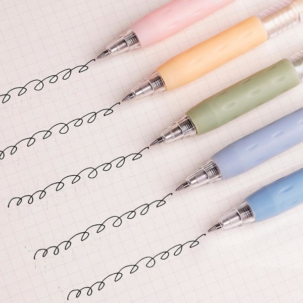 12 delar infällbara bläckpennor Press Signaturpennor Snabbtorkande neutrala pennor
