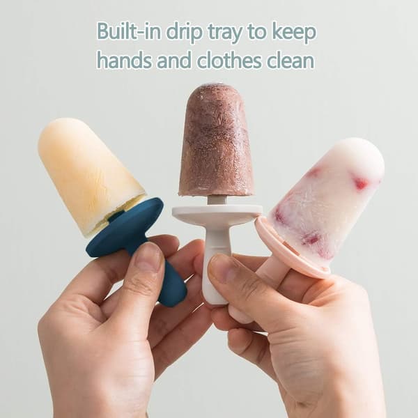 Popsicleform Set Hemgjord Silikon Popsicle Maker Barn Enkel Utlösning
