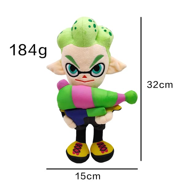 /#/Spray Warrior 2 Switch splatoon2, Pehmolelu Cartoon Game Dol/#/