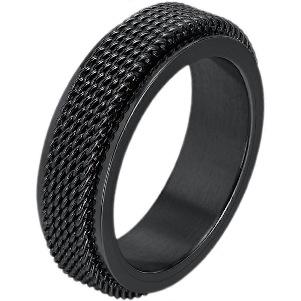 Fidget Ring Rustfrit Stål Ring Enkel Ring Angst Ring Smykker til Mænd