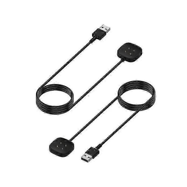 För Fitbit Versa 4 Smartklocka Laddare Sladd 1m USB-kabel Magnetisk Sond Laddningsdocka