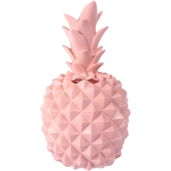 Rosa Harpiks Ananas Formet Sparepenger Bokser Mynter Bokser Eller