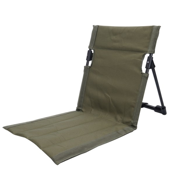 #Folding chair beach lounger low camping chair comfortable backrest#